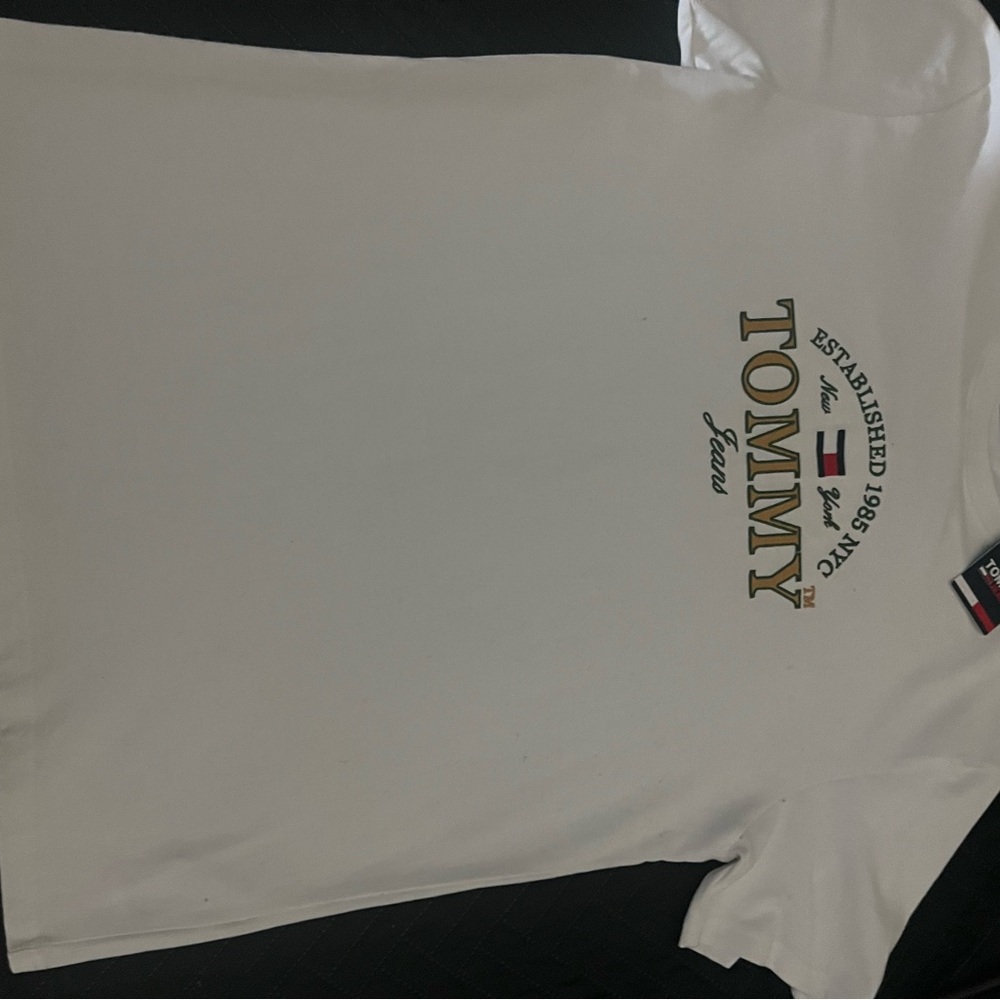 Tommy Hilfiger White Short Sleeve Tee